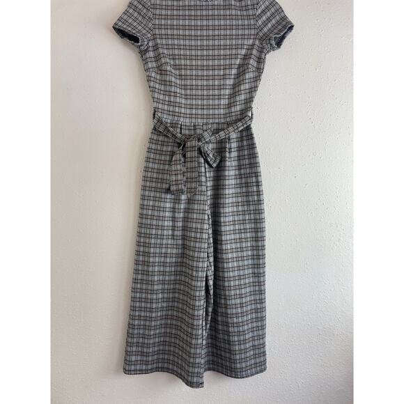 Bebop Plaid Jumpsuit Size XS Plaid Classic Style Work Play - Picture 1 of 15